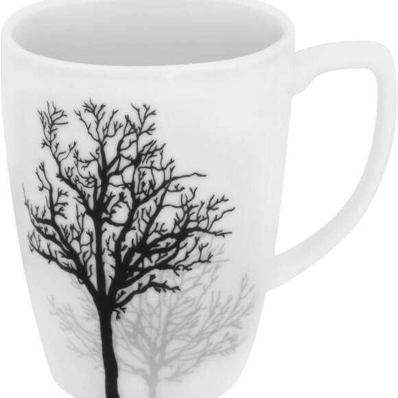 NWOT Corelle Timber Shadows 16-Piece Dinner Set for 4 Porcelain, Black and Grey - Picture 5 of 6